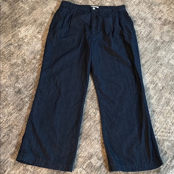 Frame women’s Dark Blue Wide-Leg jeans - size 32 - dark wash - great condition - Picture 1 of 7